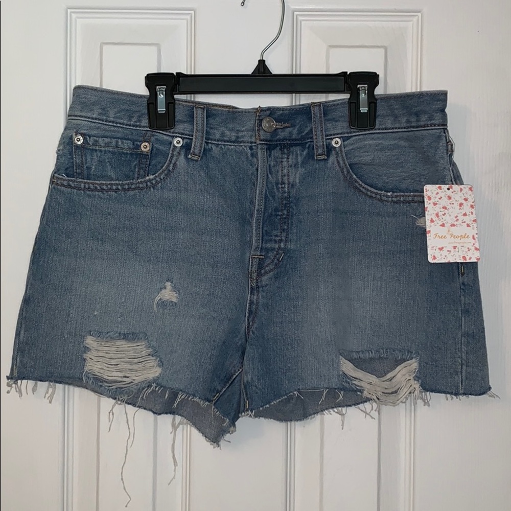 Free people jean shorts